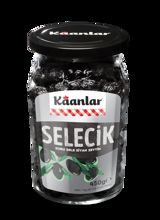 450 GR KAANLAR KURU SELE SİYAH ZEYTİN SELECİK (351-410)
