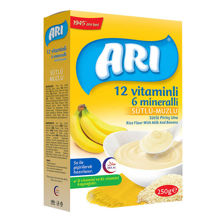 ARI 12 VİTAMİNLİ 6 MİNERALLİ SÜTLÜ MUZLU PİRİNÇLİ 250 GR