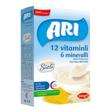 ARI 12 VİTAMİNLİ 6 MİNERALLİ SÜTLÜ PİRİNÇLİ 200 GR