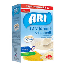 ARI 12 VİTAMİNLİ 6 MİNERALLİ SÜTLÜ PİRİNÇ UNU 500 GR