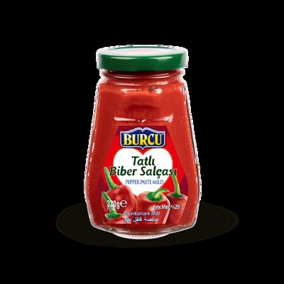 320 GR BURCU TATLI BİBER SALÇASI CAM