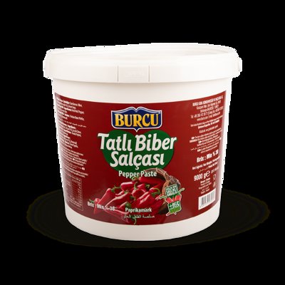 9 KG BURCU TATLI BİBER SALÇASI (YEMEKLİK)