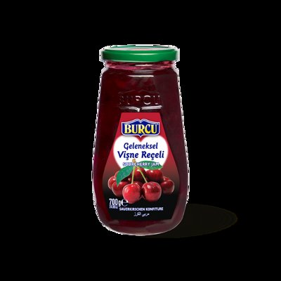 700 GR BURCU VİŞNE REÇELİ CAM