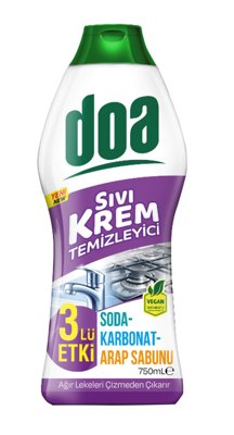 DOA SIVI KREM 3 LÜ ETKİ SODA -KARBONAT-ARAP SABUNU 750 ML