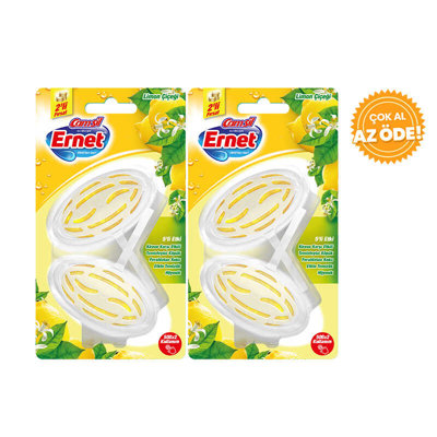 ERNET WC SÜPER BLOK KLOZET LİMON ÇİÇEĞİ 40 GR * 2