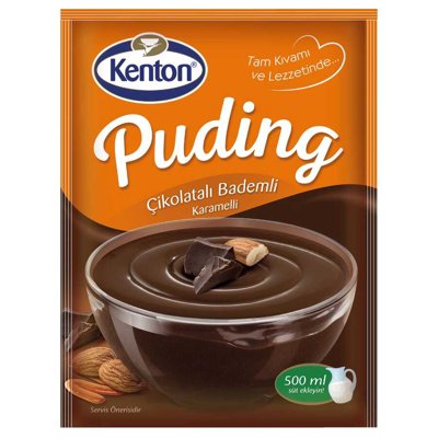 KENTON PUDİNG ÇİKOLATA AŞKI ÇİKOLATALI BADEMLİ KARAMELLİ 100 GR
