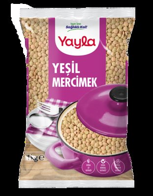 1000 GR YAYLA YEŞİL MERCİMEK