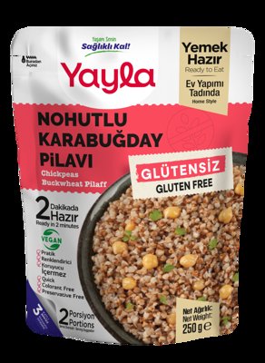 250 GR YAYLA GLUTENSİZ NOHUTLU K.BUĞDAY PİLAVI