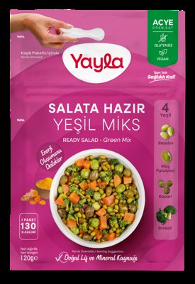 120 GR YAYLA HAZIR SALATA YEŞİL MİX