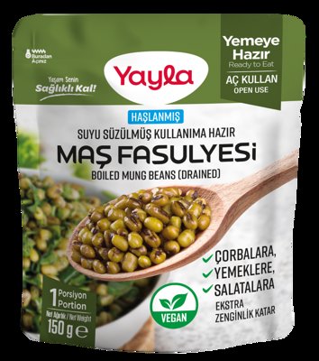 150 GR YAYLA HAŞLANMIŞ MAŞ FASULYE