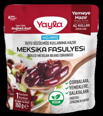 150 GR YAYLA HAŞLANMIŞ MEKSİKA FASULYE