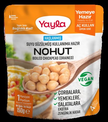 150 GR YAYLA HAŞLANMIŞ NOHUT