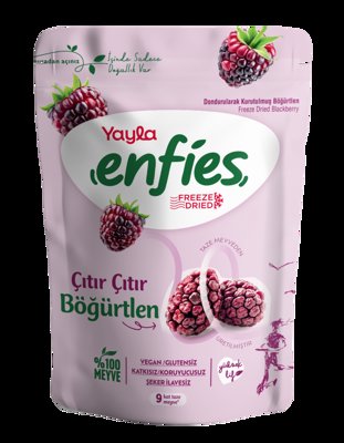 YAYLA ENFIES FREEZE DRIED BÖĞÜRTLEN 15 GR